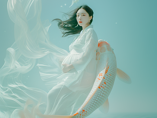 AI摄影：梦鲤接好孕