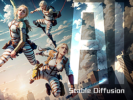 AI创作-Stable Diffusion 人物&场景 插画习作