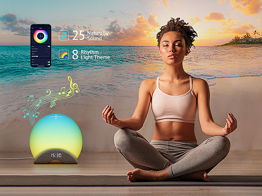 白噪音灯 日出唤醒灯 智能家居（个人主页-ZNTgxOTU0NTI=） - 其他平面 - 站酷设计师北水玄玄原创素材 - 站酷ZCOOL