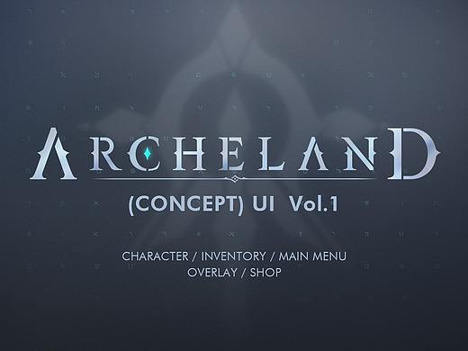 《Archeland》UI界面设计-I