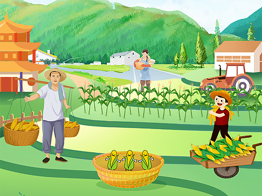 陕西移动-服务号“立秋啦，快来抢收玉米呀”