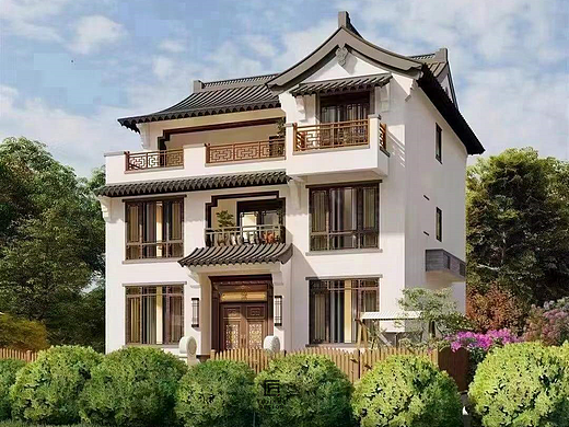 别墅外观设计案例 | 自然舒适的艺术奢宅