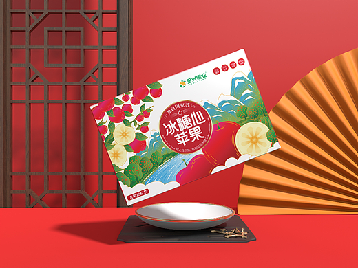 阿克苏苹果包装设计