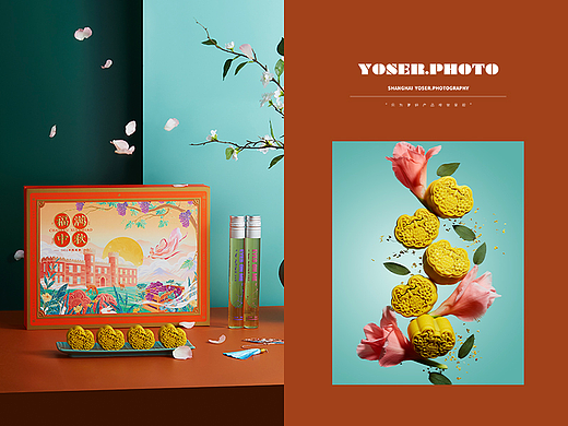 中秋月饼礼盒拍摄