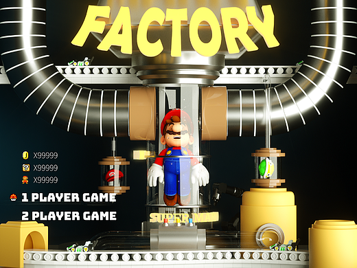 馬里奧工廠（個人主頁-ZNTk3Mjg5NDg=） - 場景 - 站酷設(shè)計師社會正義好青年原創(chuàng)素材 - 站酷ZCOOL