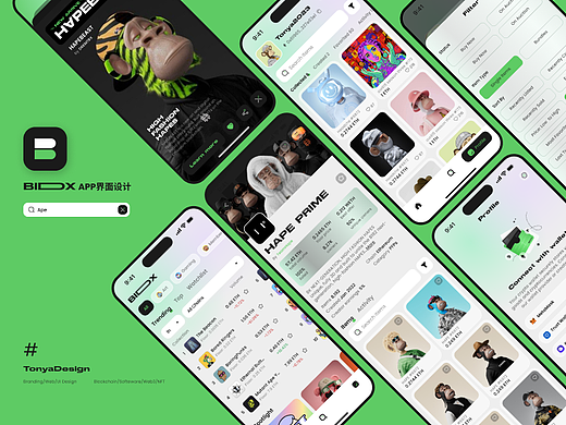 NFT Marketplace APP UI/UX Design