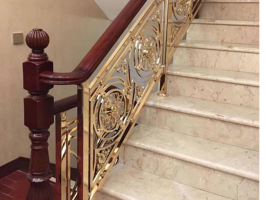 装修的铜雕花楼梯栏杆五大要素