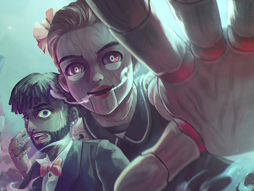 Jaja Vankova & bdash 机械舞同人插画