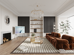 現(xiàn)代寫實客餐廳臥室