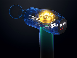 亚马逊主图制作（筋膜枪）