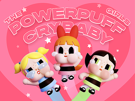 NAMG | POPMART CRYBABY&飞天小女警联名CG