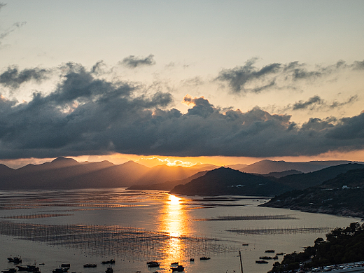 福建霞浦东壁日落
