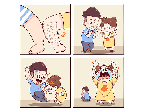 莹仔的四格小漫画
