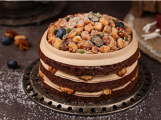 榛子蛋糕（个人主页-ZNjM4ODMyOTY=） - 美食摄影 - 站酷设计师花生美学工作室原创素材 - 站酷ZCOOL