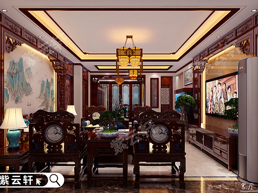 300平米别墅中式设计风格数不尽的风情魅力