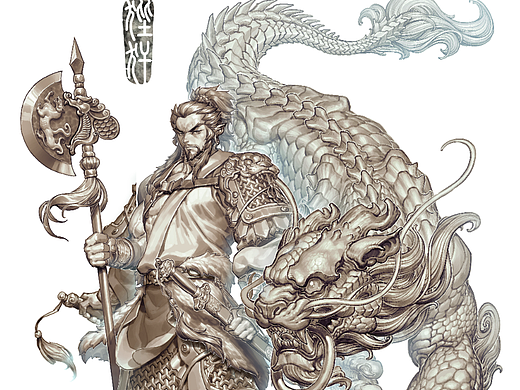 龙生九子系列-狴犴拟人化
