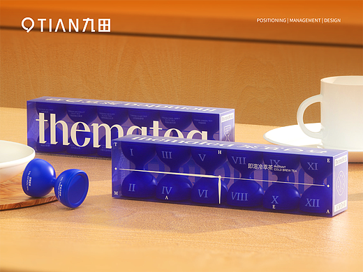 "茶宜白昼"即溶冷萃茶包装设计｜九田设计