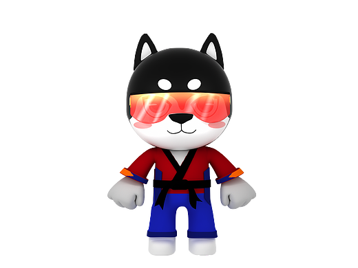 卡通跆拳道角色