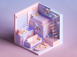 三維蜂巢行動-小臥室