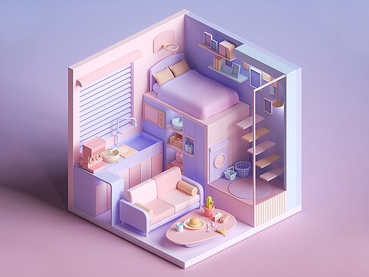 三维蜂巢行动-小卧室