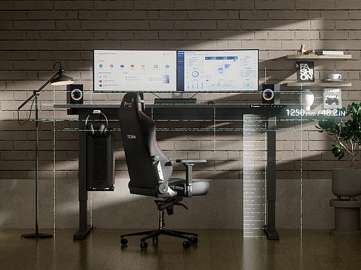 三维产品动画,MAGNUS PRO炫酷的电竞升降桌