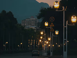 夜幕降临时