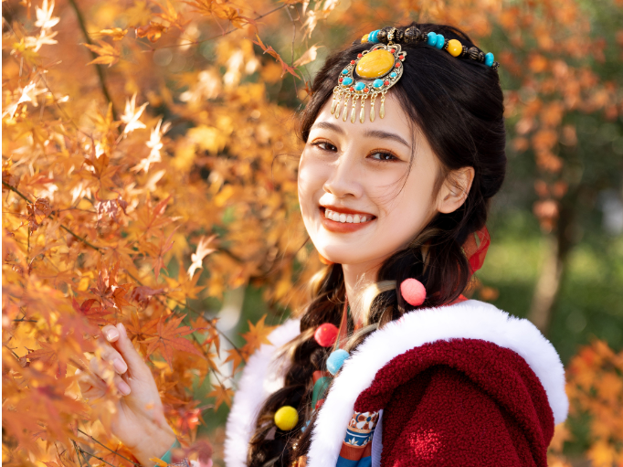 藏族少女写真