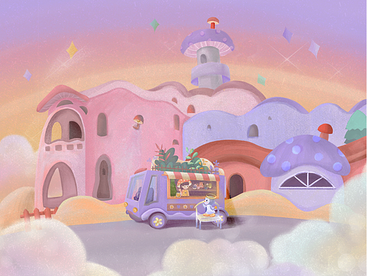 【原创插画】把春天送给你