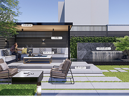 汕头现代庭院花园景观设计