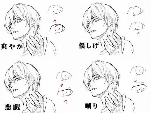 还不会画头像吗？漫画男生头像线稿绘画！