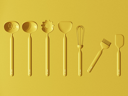 厨房/磁吸锅铲套装外观设计