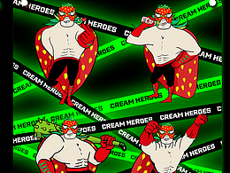 草莓奶霸形象設(shè)計(jì)延展