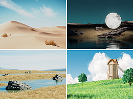 超现实场景渲染练习