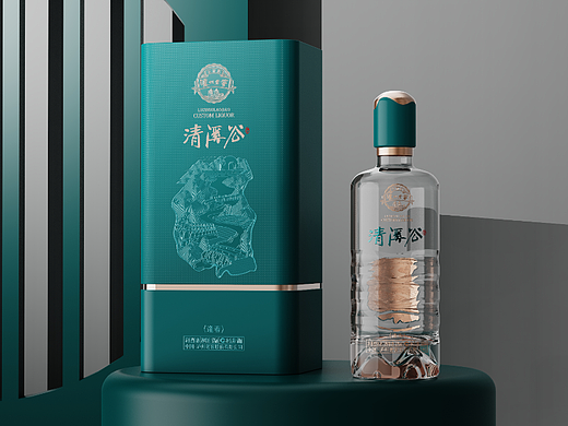 泸州老窖 白酒 酒包装设计渲染