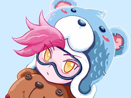 守望先鋒同人頭像（個人主頁-ZNDg3ODM4MDg=） - 創(chuàng)作習(xí)作 - 站酷設(shè)計師Morluna魔娜原創(chuàng)素材 - 站酷ZCOOL