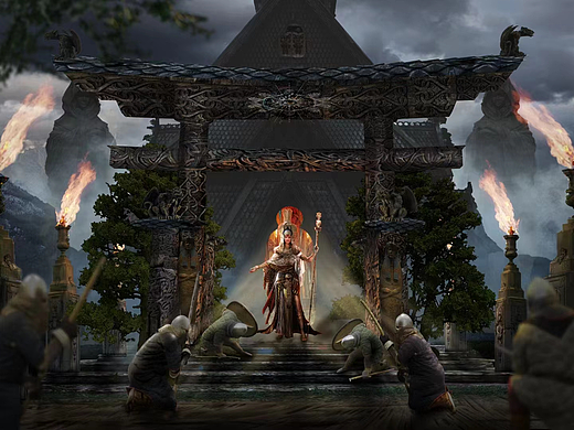 场景合成-埃及艳后