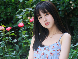 微胖吊带碎花裙