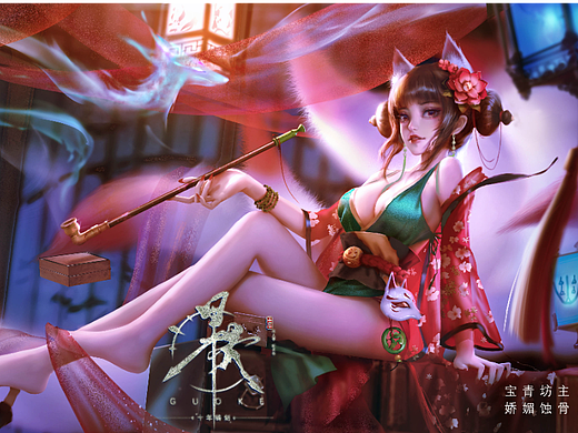 【同人插畫】寶青坊主，嬌媚蝕骨！（個(gè)人主頁-ZNTkxMjY2NDA=） - 商業(yè)插畫 - 站酷設(shè)計(jì)師果殼只身一戰(zhàn)原創(chuàng)素材 - 站酷ZCOOL