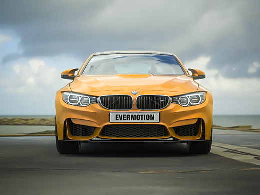BMW-M4 渲染