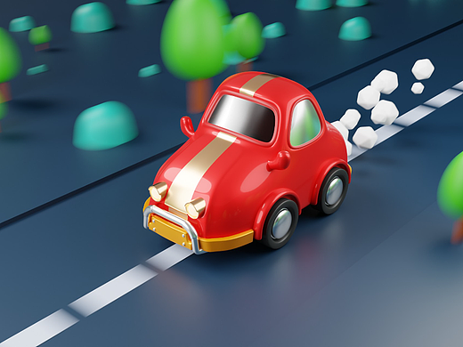 Blender入門練習(xí)-狂奔的小車（個人主頁-ZNjcwMTY2OTI=） - 人物/生物 - 站酷設(shè)計師Go飛飛原創(chuàng)素材 - 站酷ZCOOL