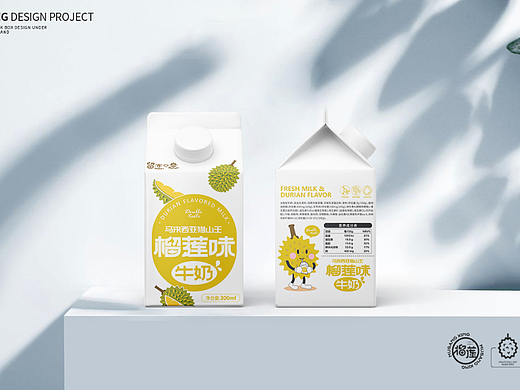 包装丨榴莲牛奶
