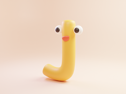 Blender春日创作打卡挑战-day11字母J