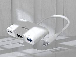 三维电子产品动画渲染（Hub拓展坞）