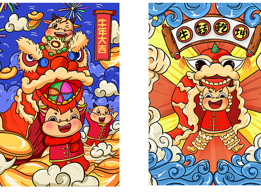牛年插画