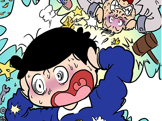 《隔壁的咚咚声》（个人主页-ZNjQ4MzE4NzI=） - 短篇/格漫 - 站酷设计师蔡贺难原创素材 - 站酷ZCOOL