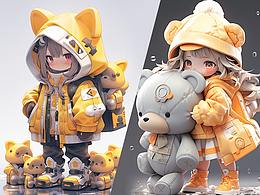  Q版女孩形象生成