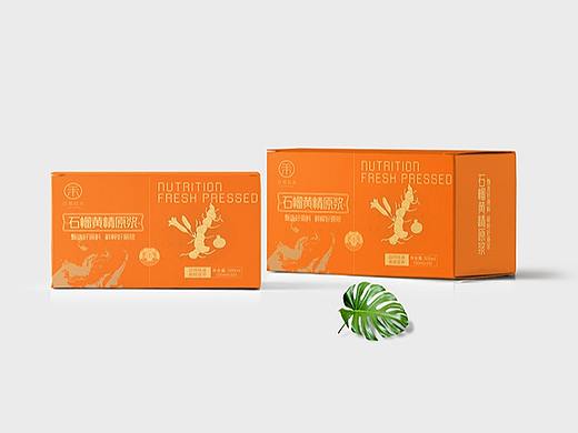 包装设计｜保健品包装石榴黄精原浆包装设计
