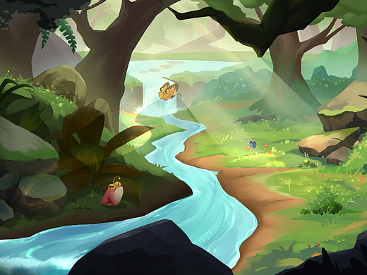 山间小涧（个人主页-ZNjUzOTQzNjQ=） - 游戏原画 - 站酷设计师绅雨原创素材 - 站酷ZCOOL