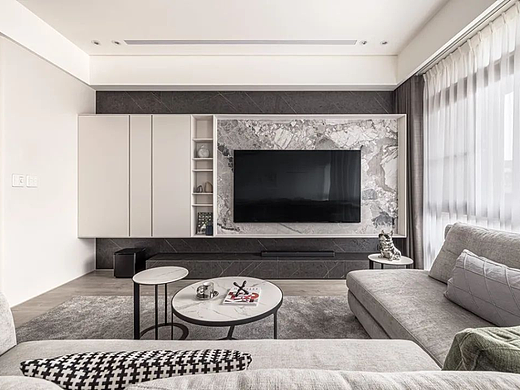 112㎡艺术现代宅：一纸水墨,让你爱上东方美学!