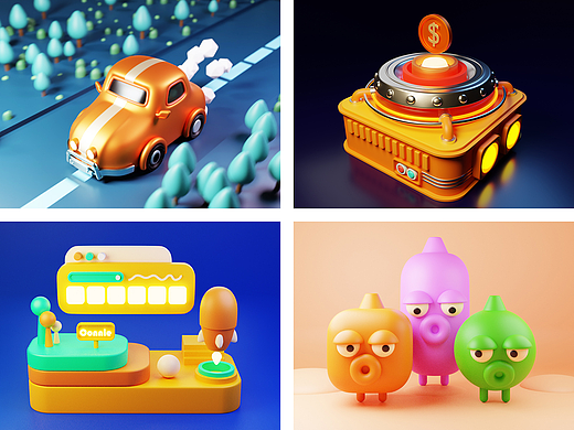 3月Blender练习作品（个人主页-ZNjQ2ODk2OTY=） - 人物/生物 - 站酷设计师林若未央原创素材 - 站酷ZCOOL